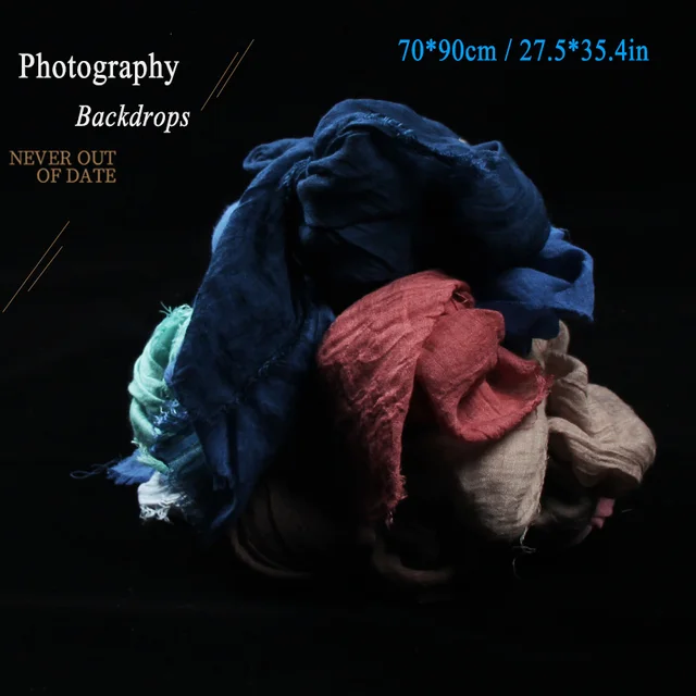 US $3.43 Photography Background Cloth Nostalgic Style Textile Gauze for Photo Studio Fine Foods Desktop Shoo