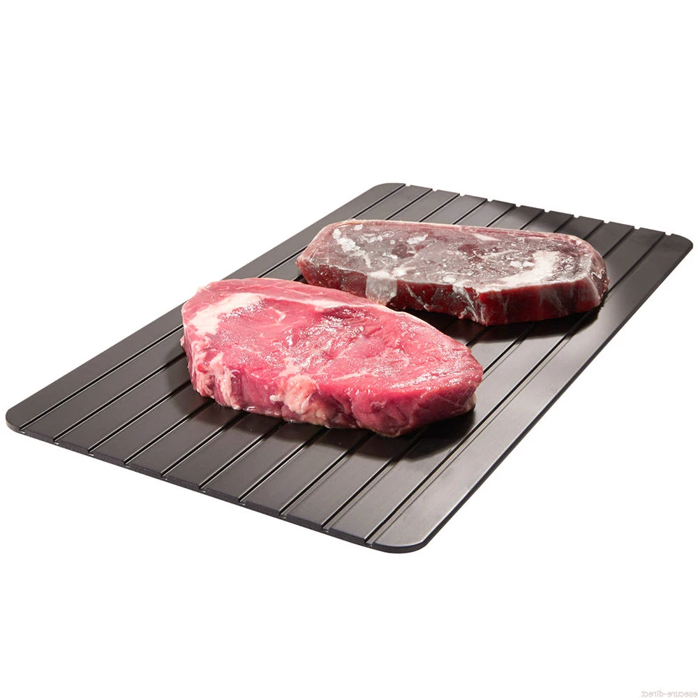 Magic Rapid Thaw Heating Tray Defroster Fast Tray Frozen Food Meat Meat Rib Defrosting Board Safty Defrost Food In Minutes Magic Rapid Thaw Heating Tray Defroster Fast Tray Frozen Food Meat Meat Rib Defrosting Board Safty Defrost Food In Minutes