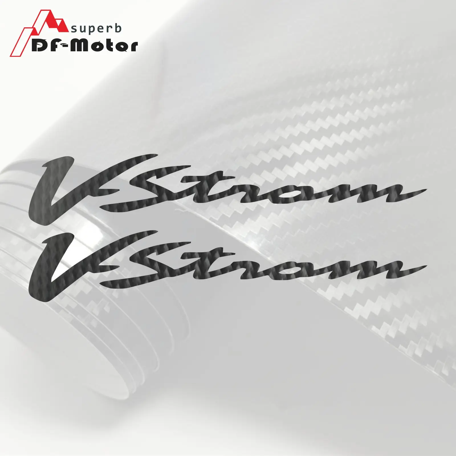 

8Inch 5D Carbon Fiber Sticker Decal Motorcycle Car Sticker Wheels Fairing Helmet Sticker DIY For SUZUKI V-Strom 650 VStrom