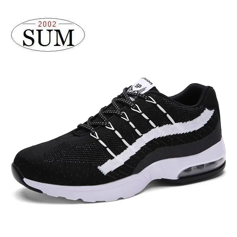 

New fall 2016 man sneakers cushion sole breathable mesh running shoes men sport shoes lightweight good quality