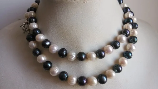 

2017 Rushed New Arrival Chokers Necklaces Collier Necklaces & Pendants Maxi Necklace 10-11mm And Pearl Long Necklace 33inch