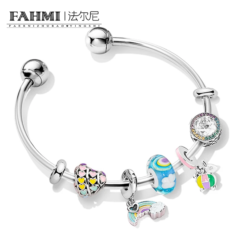 

FAHMI 100% 925 Sterling Silver 1:1 Original Star Dreams Childlike ZT0179 Gift Set Jewelry Women Luxury Goods Store