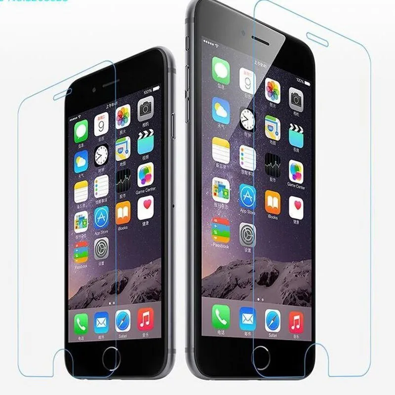 2.5D премиум класса закаленное стекло для iphone 6 6S plus X защитное на 4s 5s 6plus 7plus 8