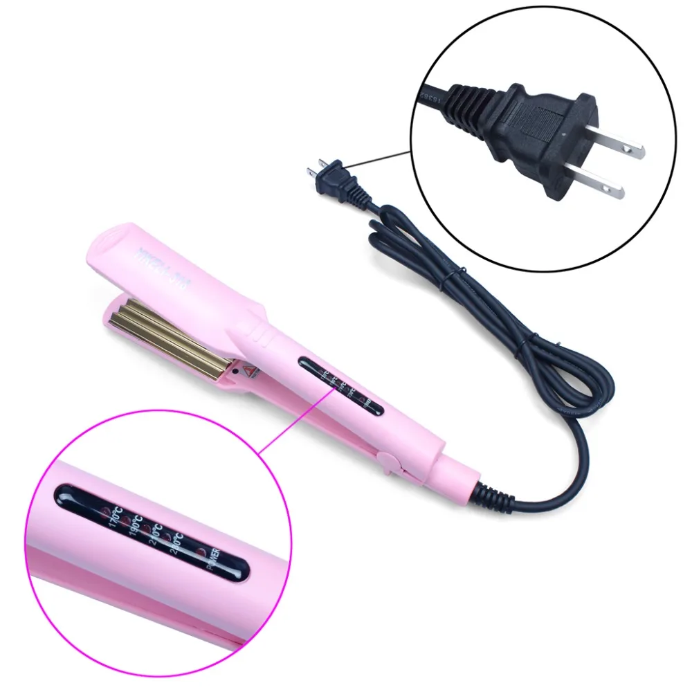 Hair Curler Hair Waver Curling Iron Hairdressing Styling Tool Pink Electric Woman Curly Wavy Hair Salon Modelling Styler (6)