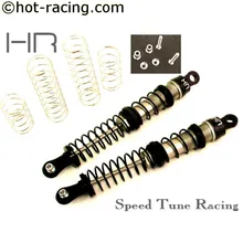 Двойной пружинный Жесткий анодированный резьбовой шок с красным акцентом подходит осевой Рейф 4WD