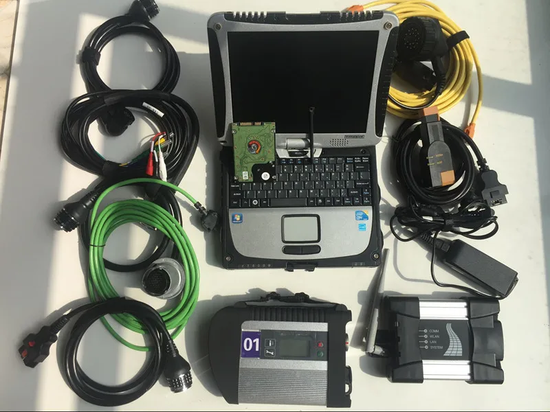  sd connect c4 mb star wifi next for bmw diagnostic programmer scanner used laptops computers cf19 s