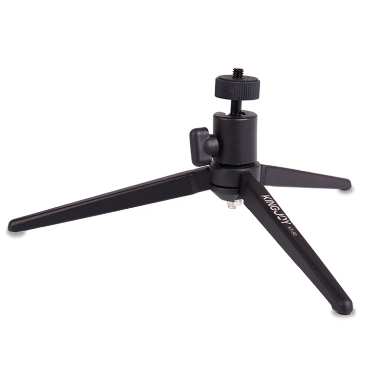 

KT-50+BD-0 Mini Aluminum Flexible Tabletop DSLR Camera Tripod with 360 Degrees Rotational Metal Ball Head