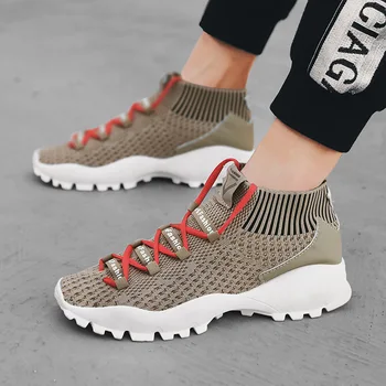 

2019 Hot Style Men Sports Shoes Male Shoes Hot Fashion Breathable Wearproof Lace-up Sneakers Men Running Shoes Male Shoes Adult