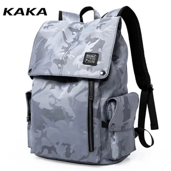 

KAKA backpack Anti Theft Backpack men's school bag waterproof schoolbag travel pack sports Oxford new bag pack for male