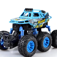 Шесть колес из сплава, скалолазание по пересеченной местности, тачка для детей с амортизаторами граффити, модель автомобиля из сплава возврата