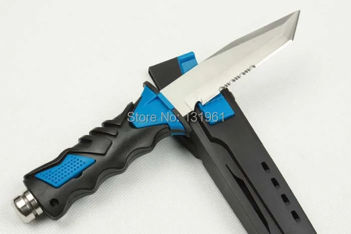 2 варианта! Нож для дайвинга на открытом воздухе, лезвие 440C с резиновой ручкой, фиксированные охотничьи ножи, нож для выживания