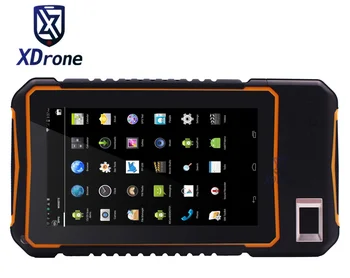 

Handheld PDA Waterproof Shockproof Android Tablet PC Phone With Fingerprint Reader UHF RFID 5M Long Range 2D barcode scanner GPS