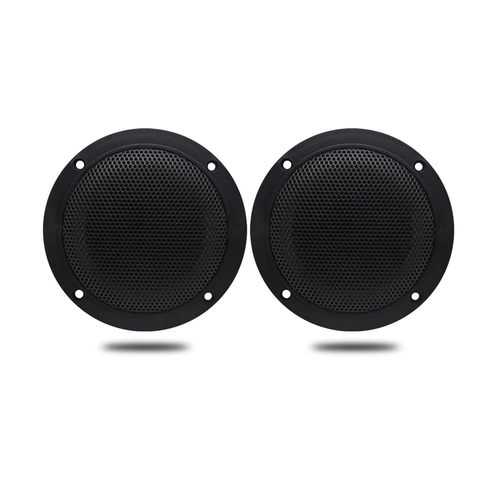 160Watts 2 Way Black Marine Boat Waterproof Speakers Motorcycle SPA