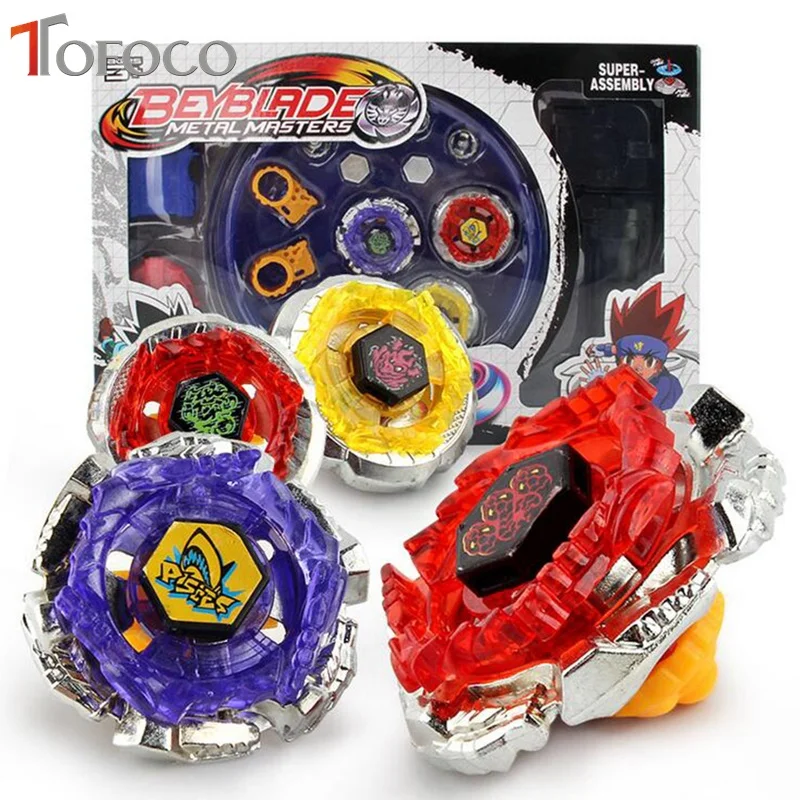 TOFOCO Neue Marke 18 Teile/satz Toupie Beyblade Burst Für Verkauf Metal Fusion 4D Launcher Kreisel Eingestellt Kinder Spiel Spielzeug Jungen Weihnachten Gif