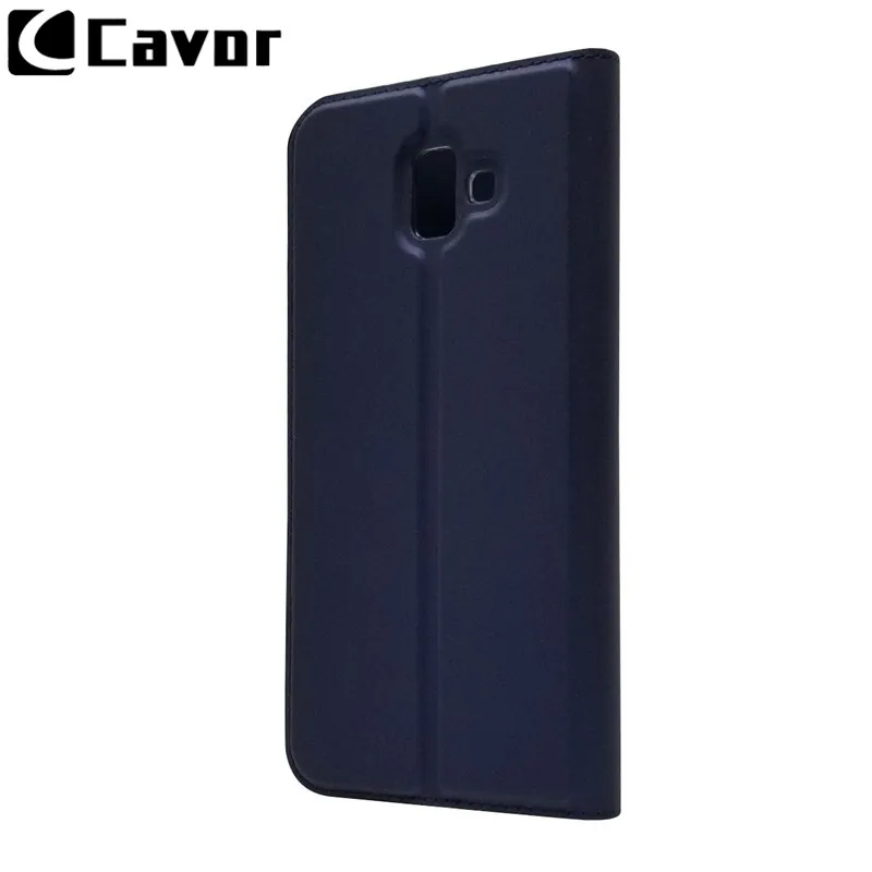 Модный кожаный чехол для Samsung Galaxy J4 J6 J 4 6 Plus + 2018 кошелек флип книг аксессуары