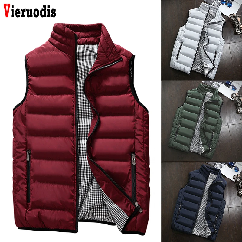 Goedkoop Lente Herfst Mannen Nieuwe Stijlvolle 2019 Vest Mens Plus Size 5 Xlwarm Mouwloze Jas Mannen Winter Vest Mannen Vest casual Jassen