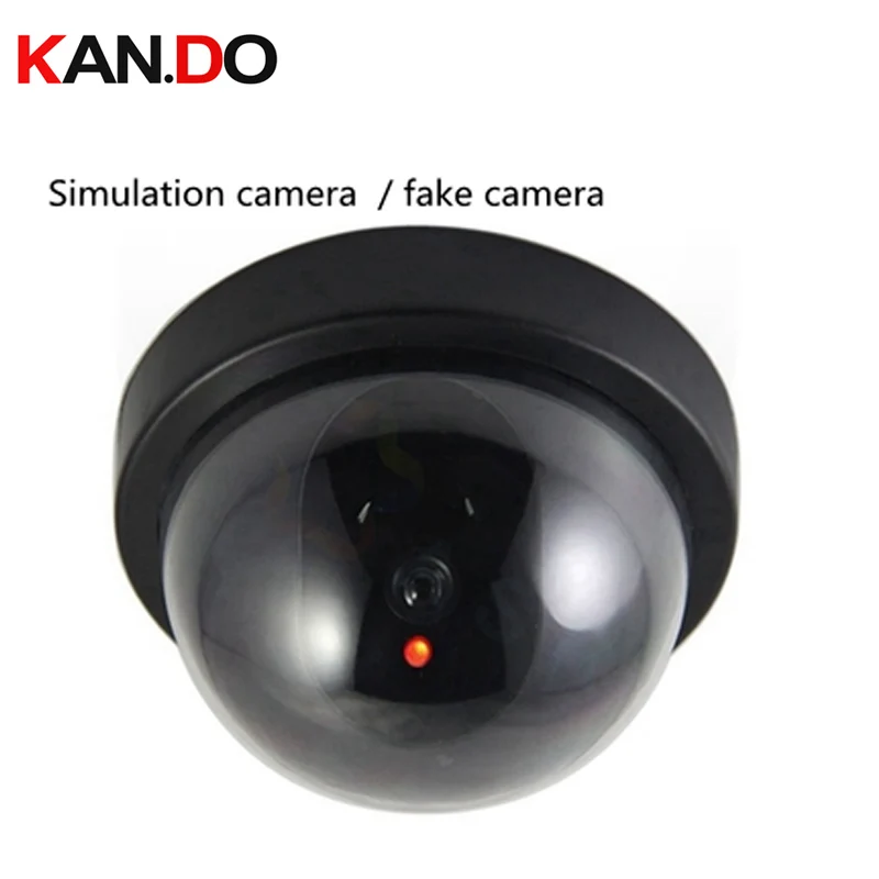 Имитация имитация CCTV камеры с функцией светодиодный мигающей муляж системы
