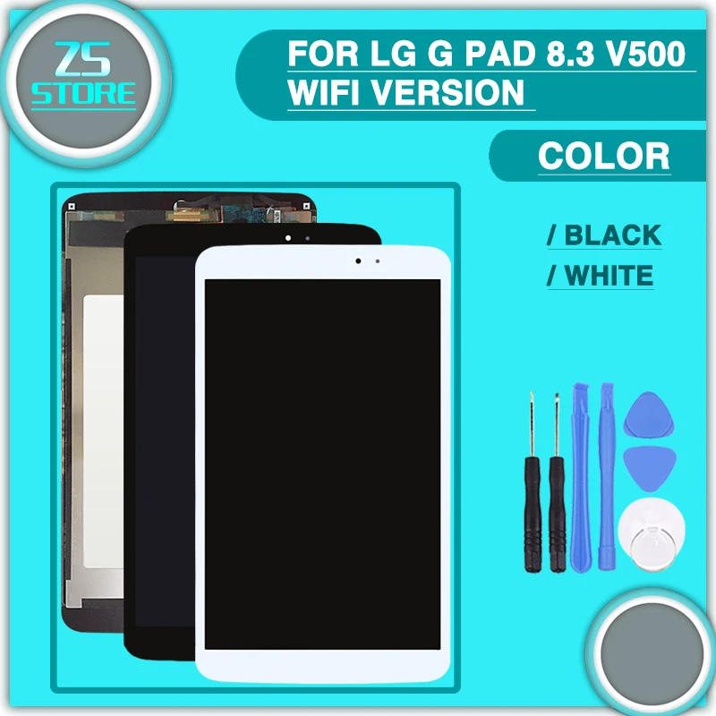 New 8.3'' inch For LG G Pad 8.3 V500 Wifi LCD Display and Touch Screen Digitizer Assembly with tool New 8.3'' inch For LG G Pad 8.3 V500 Wifi LCD Display and Touch Screen Digitizer Assembly with tool