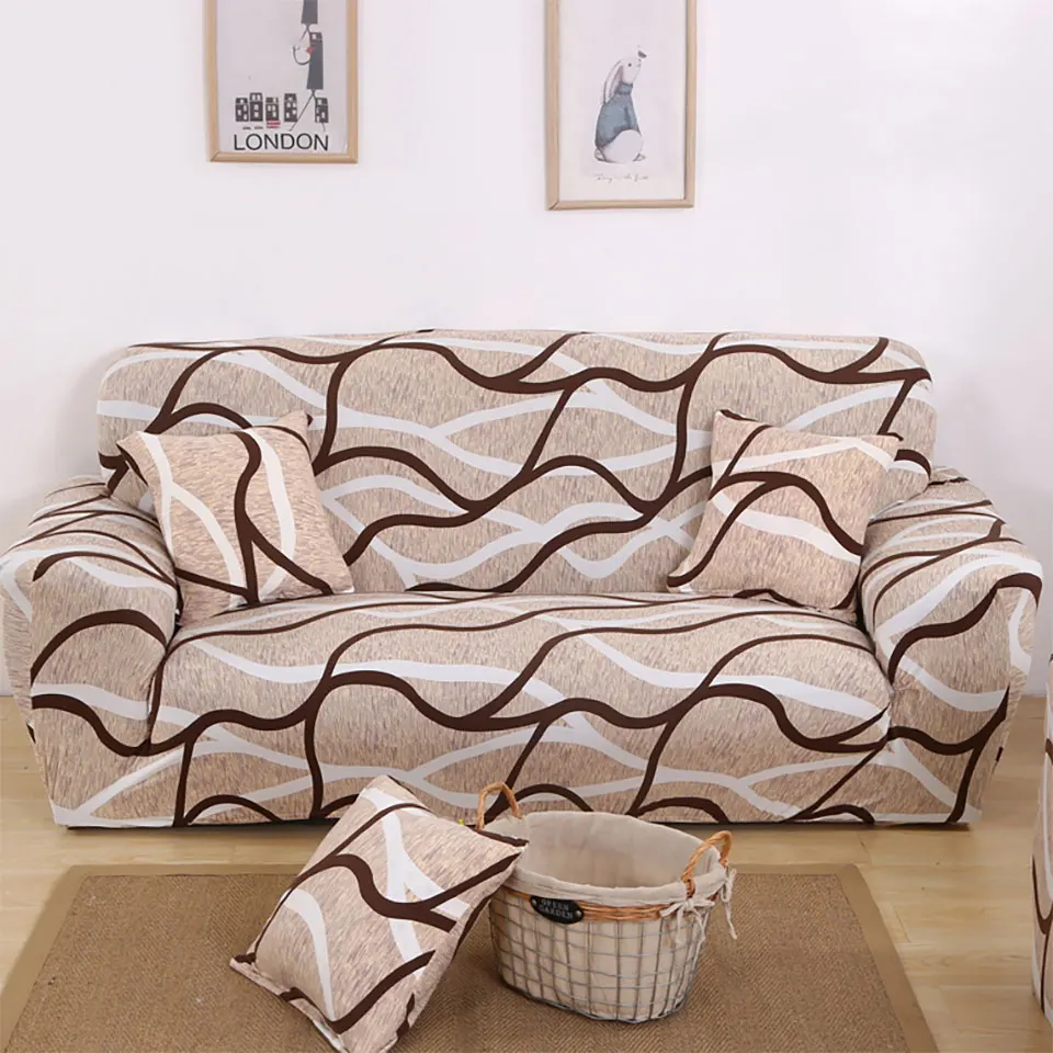 

Elastic Printed Sofa Covers Stretch Universal Sectional Throw Couch Corner Cover Cases for Furniture Armchairs Home Decor