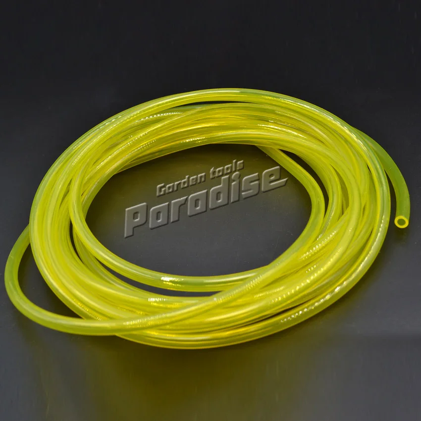 

(5 meters)Gas Engine Machine Oil Pipe Yellow Color Fuel Hose with Diameter 2.5mm*5mm 5M Length