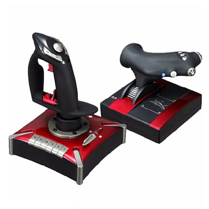 

Original PXN 2119 Wired Game Controller Joystick Both hands flight Rocker Game Joystick Simulation Gaming Rocker For Computer PC