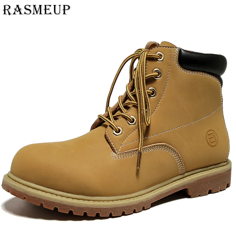 

RASMEUP Genuine Leather Women Shoes Martin Boots Female Autumn Winter Shoes Woman Street Style Boots Women 's Ankle Boots