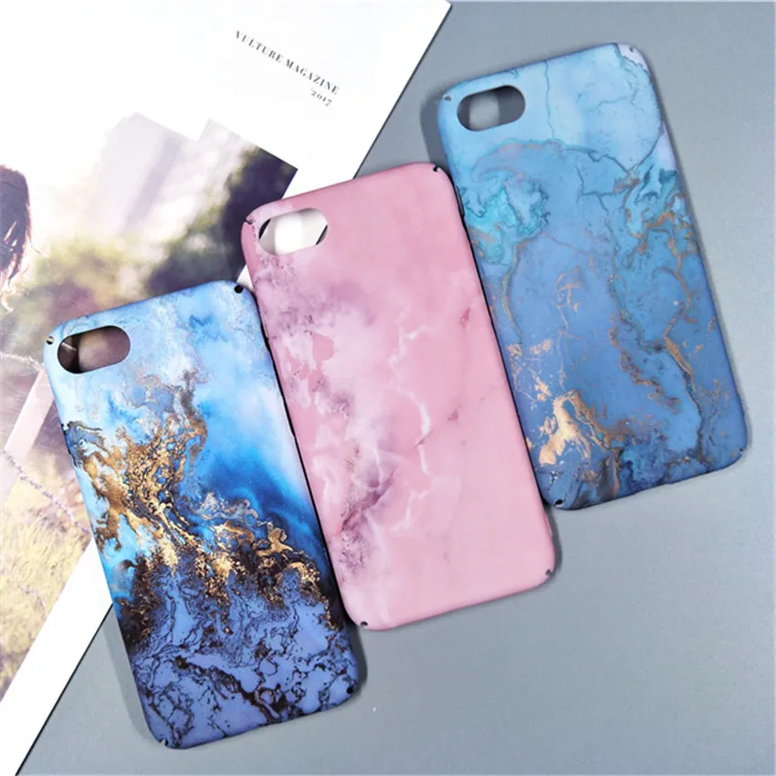 

Pink Blue Granite Stone Scrub Marble Case for Huawei P20 Lite P20 Pro Nova 3e Nova3 Nova 3i Nova 2 Case Slim Hard PC Phone Cover