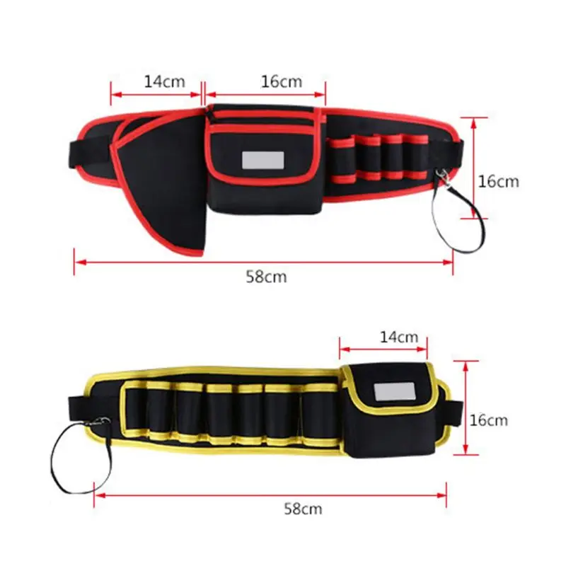 Электрик дрель сумка для инструментов поясной карман сумка ремень держатель для хранения комплект обслуживания