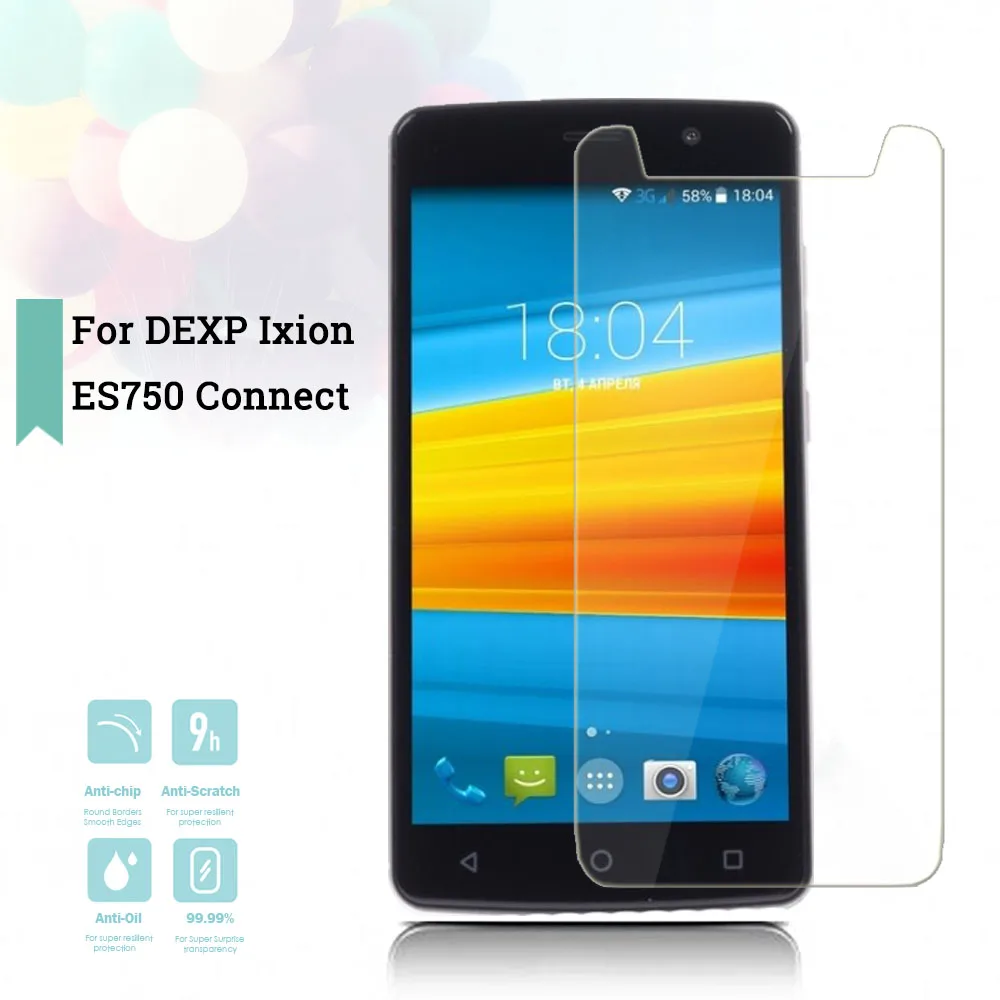 Ультразакаленное стекло 2.5D 0 26 мм для DEXP Ixion ES750 Connect ES850 усиленная Защитная пленка