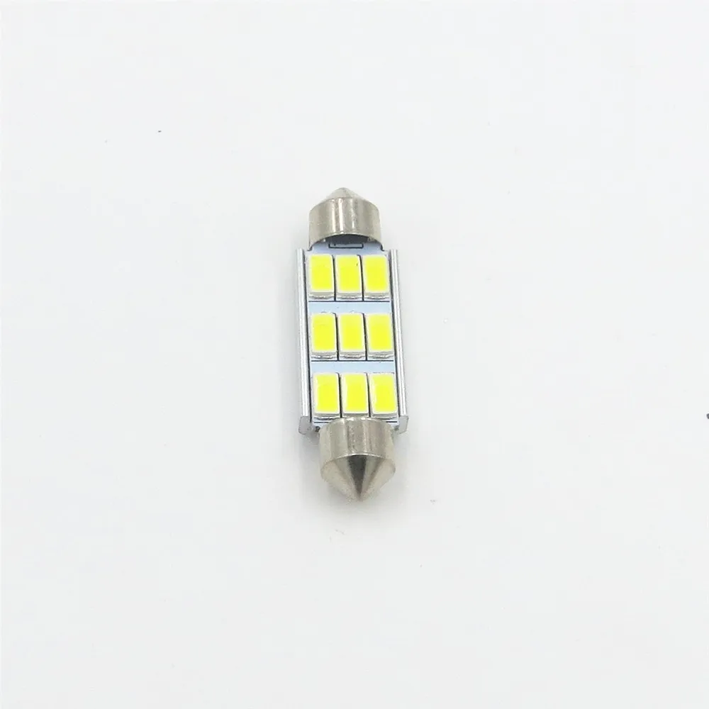 

Auto LED Canbus Festoon 41mm 42MM 5630 9 SMD Car Ice Blue C5W Error Free Reading Dome door License plate lamp Bulb
