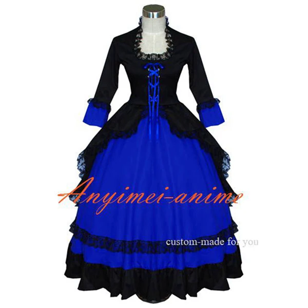 

Gothic Lolita Punk Ball Medieval Gown Dress Cosplay Costume Custom-made[G514]