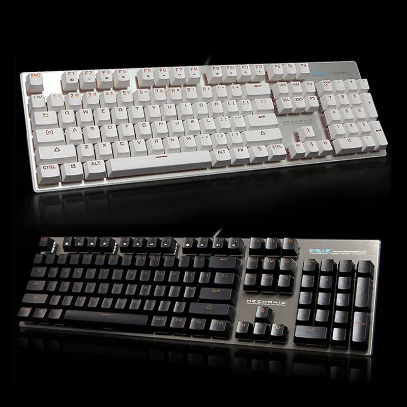 E 3LUE игровой Проводная Механическая клавиатура 104 ключей световой с синий и