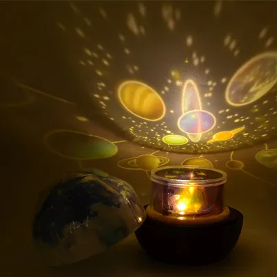 Us 16 3 37 Off Universe Planets Projector Solar System Toy Glow In The Dark Stars Moon Sky Projector Baby Sleeping Toy Birthday Gift Home Decor In
