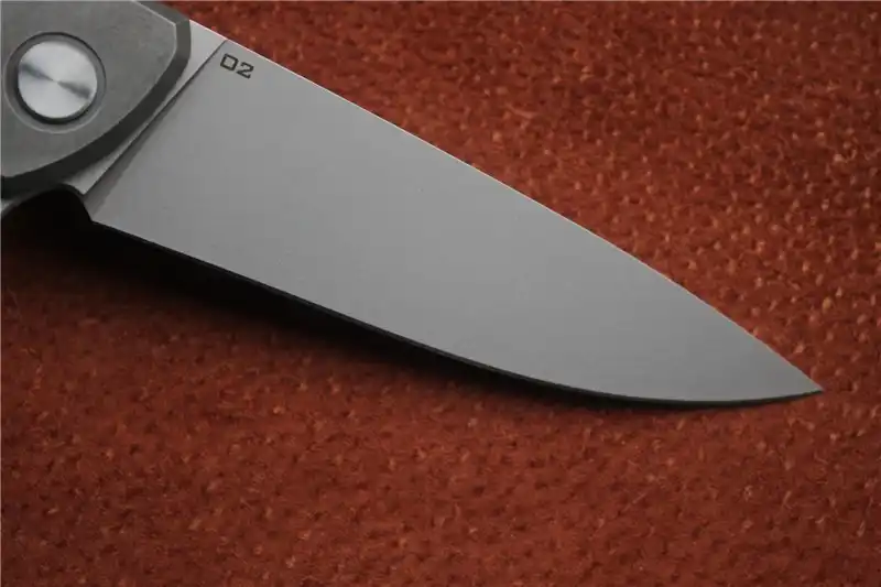 Складной нож Green thorn F95 Flipper титановый Карманный резец с плоской ручкой лезвие D2 TC4