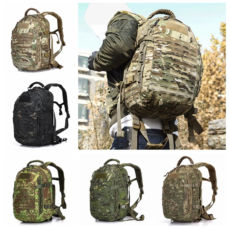  25L Military Tactical Assault Pack Backpack Army Molle Waterproof Bag Small Rucksack for Outdoor Hi