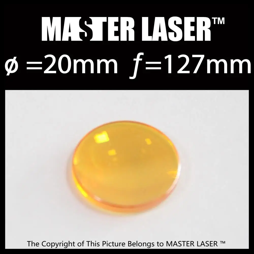 

Thick Cutting Material CO2 Laser Lens Cutting Diameter 20mm Focal Length 127mm Lens 20mm