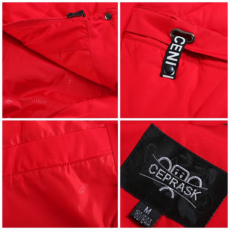 2018 New Winter Women's Coat Plus Size Hooded Fashion Warm Women Down Jacket High-quality Biological-Down Female Parkas Ceprask