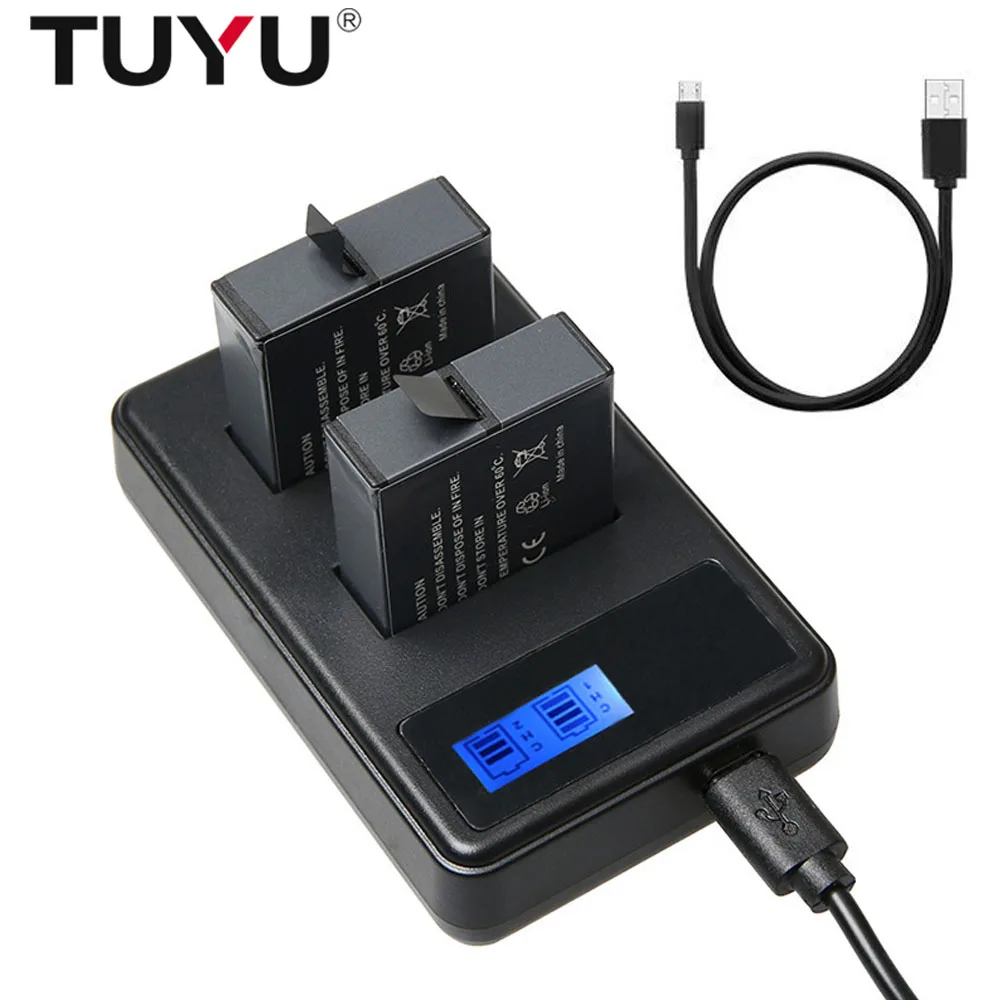 

Hero 6 7 Hero 5 Batteries + LCD Smart Display Battery Charger for GoPro Hero 7 5 6 Black Action Camera Acceessories