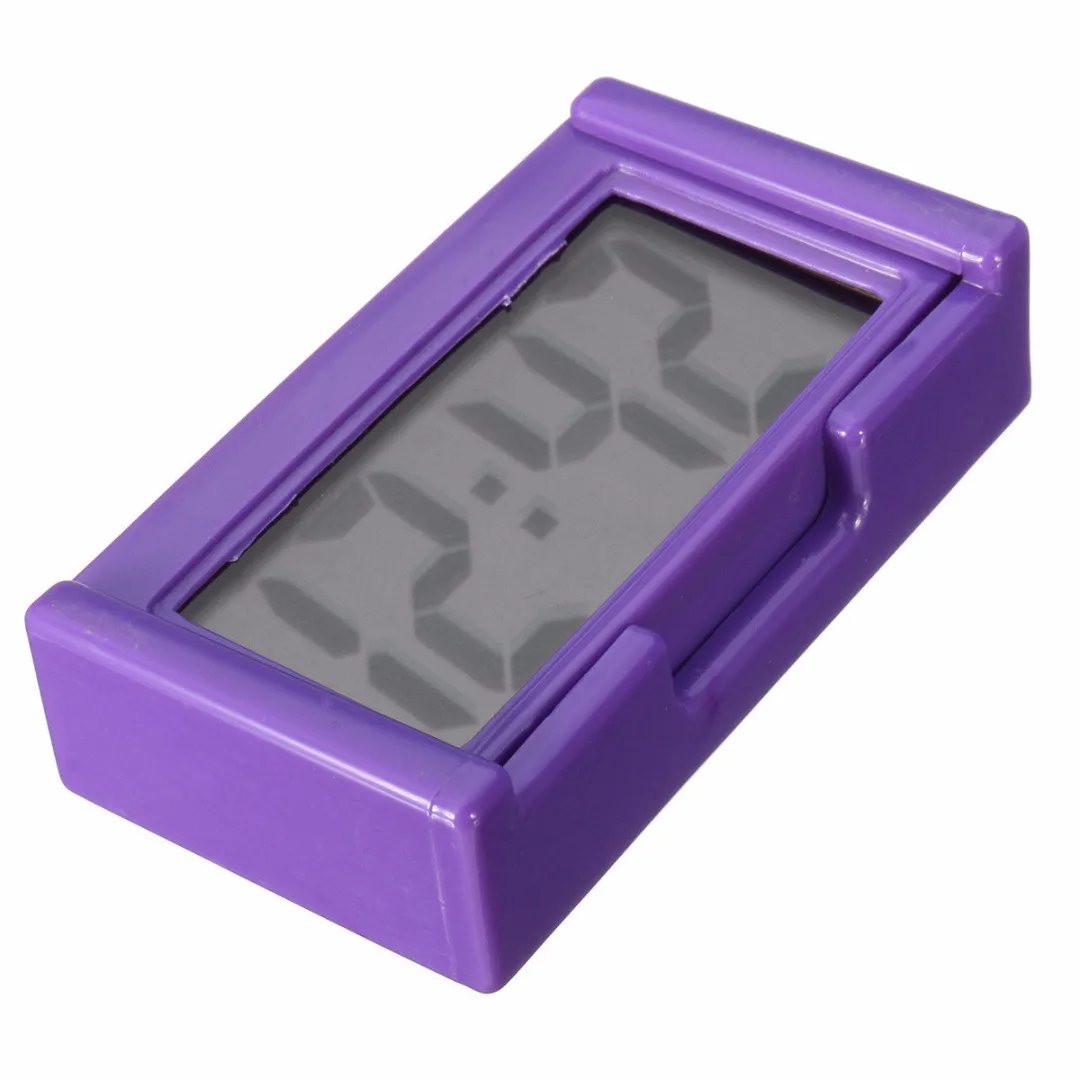 JX-LCLYL LCD Screen Digital Car Dashboard Clock Desk Time Adsorption Bracket Home Office