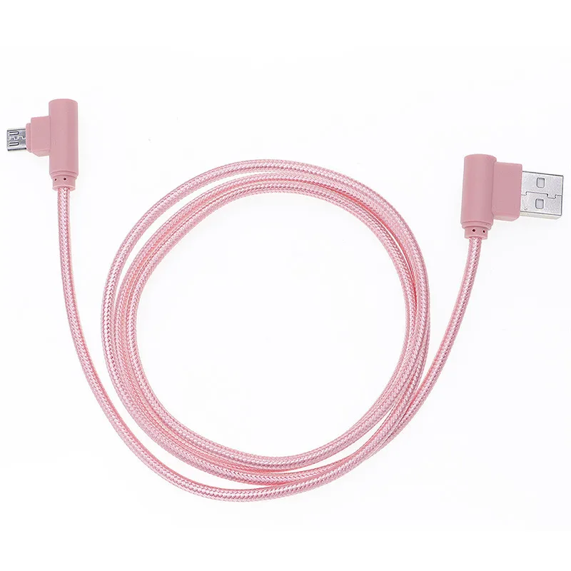 Зарядный кабель Micro USB L образной формы для Samsung Note Galaxy LG Sony HTC смартфонов 1 м|cable