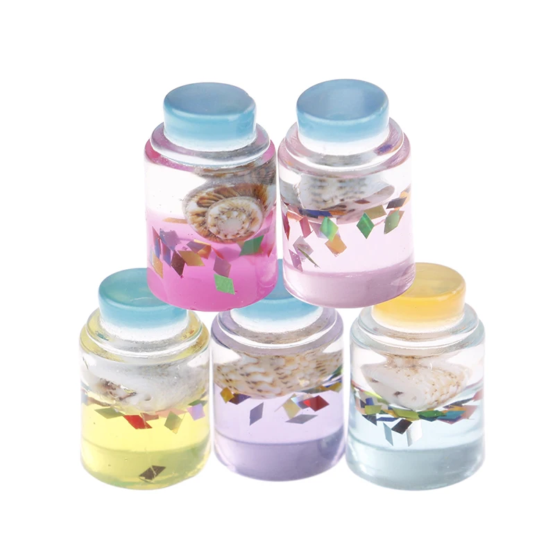 

5Pcs Slime Star Glass Bottle Filler Clear/Fluffy Mud Box Popular Toys DIY Kit Modeling DIY Lizun Clay Accessories For Kids