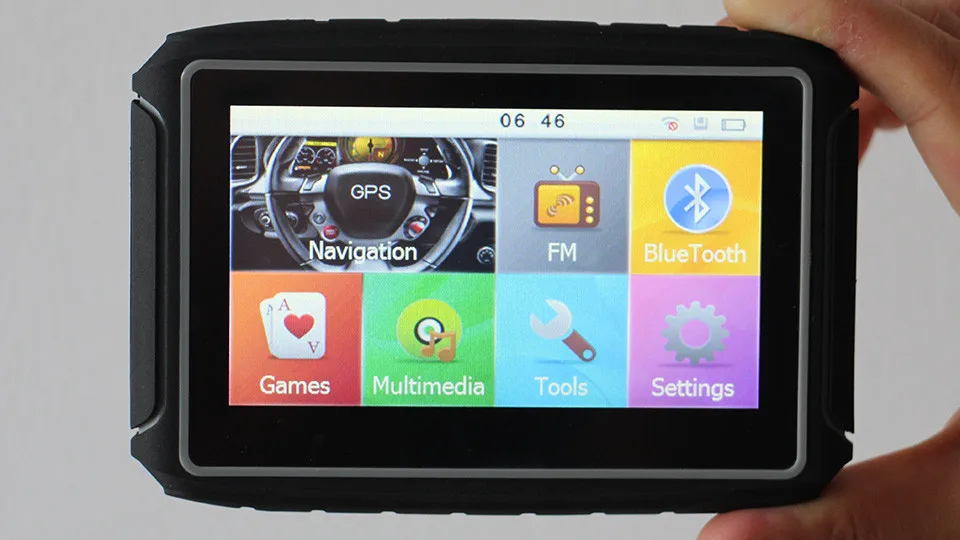 GPS навигатор для мотоцикла 4 3 дюйма IPX7 FM Bluetooth 8G|moto navigation|motorcycle gps navigationgps navigation moto |