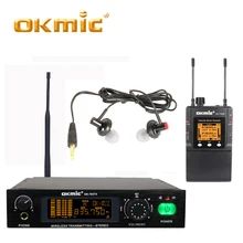 OKMIC OK-782TX+ OK-7102R профессиональный сценический на производительность стерео Настольный в ухо монитор системы, синхронизация