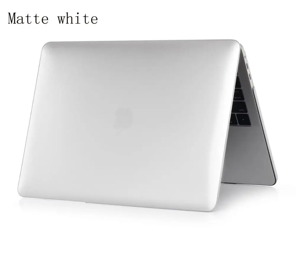 Матовый чехол для APPle MacBook Air Pro retina 11 12 13 15, air13,3 дюйма pro13,3 15,4 дюйма A1932 A1466 A1706 A1708 - Цвет: Matte white