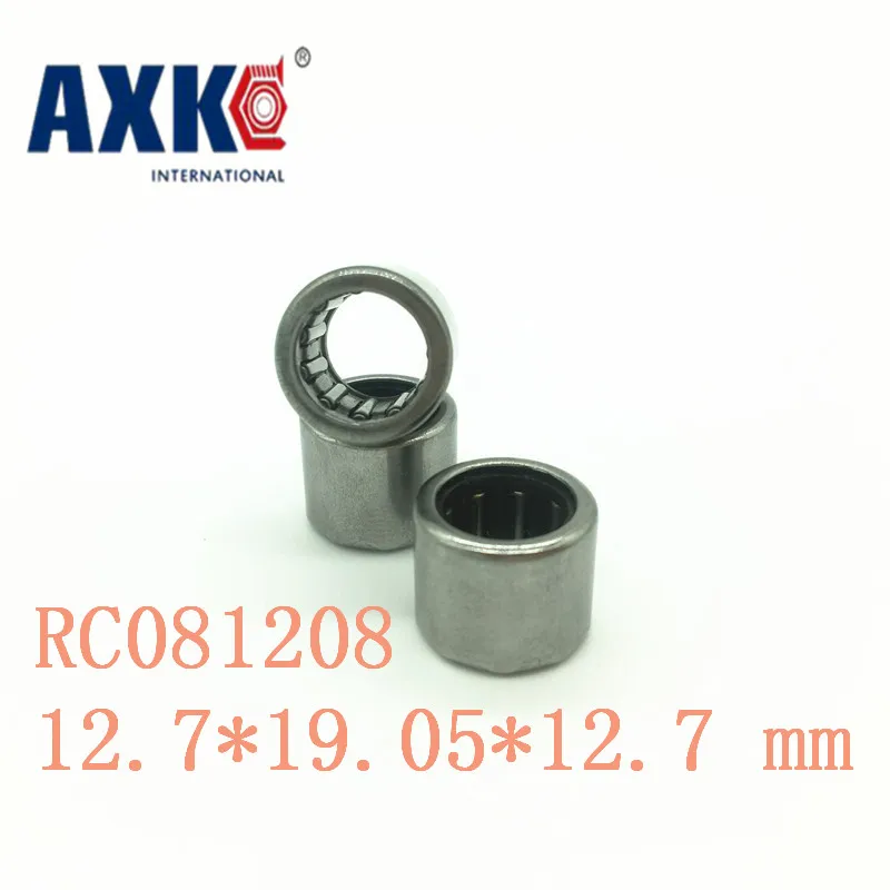 

Axk Rc081208 Inch Size One Way Drawn Cup Needle Bearing 12.7*19.05*12.7 Mm ( 2 Pcs ) Cam Clutches Rc 081208 Back Stops Bearings