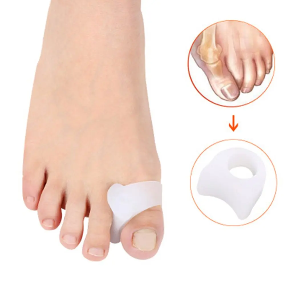 

Ring Shape Gel Toe Separator Toe Bunion Hallux Valgus Toe Stretchers for Men and Women Quickly Alleviating Pain Easy Wear