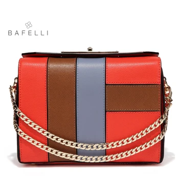

BAFELLI Brand Bags for Women 2019 Women's Shoulder Bag Split Leather Women Bag luxury Crossbody Red Bag bolsa feminina de couro