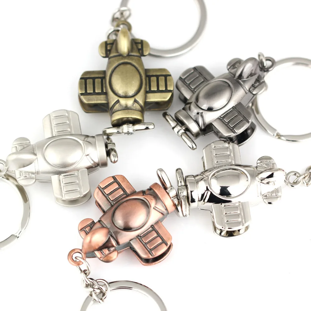 10PCS/Lot,Plane Model Keychain Classic Accessories Multi Color