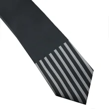 Для мужчин костюм Галстуки Дизайн черный с серым Вертикальная Полосатый галстук узкий галстук 6 см Сорочки выходные для мужчин свадебные галстук Gravatas corbata