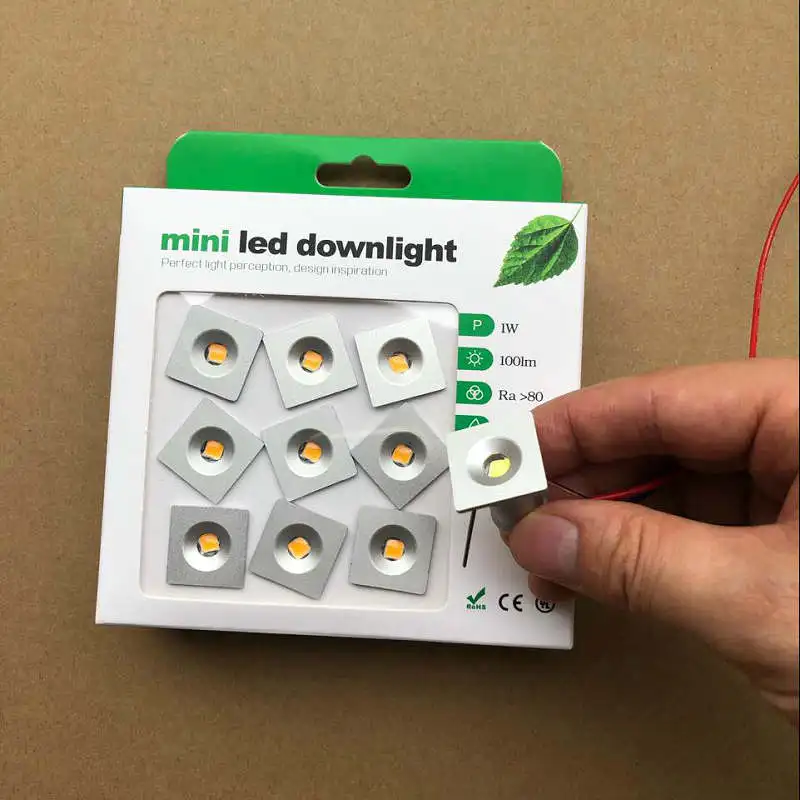 US $17.23 1W Square OR Round IP65 Mini LED Downlight Outdoor Garden Bathroom Corridor Ceiling Spot Bulb Light Sauna Lighting CE